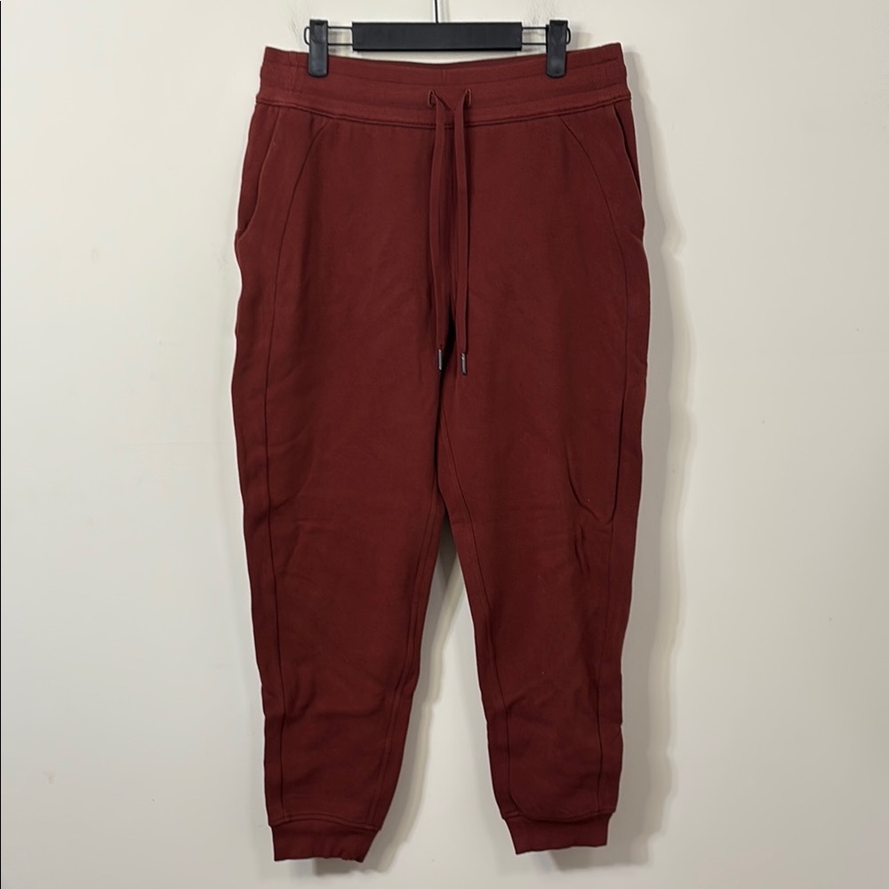 Lululemon Scuba High-Rise Jogger Smoky Red Size 10 - Picture 2 of 10